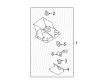 2017 Toyota Avalon Fog Light Bulb Diagram - 84999-07020