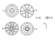 Toyota Camry Spare Wheel Diagram - 42611-06750