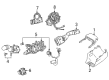 Toyota bZ4X Steering Angle Sensor Diagram - 8924B-48011