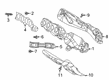 2019 Toyota Prius Prime Exhaust Manifold Diagram - 17141-37200