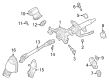 2022 Toyota Corolla Cross Steering Shaft Diagram - 45260-0A040