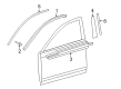 Toyota Camry Door Moldings Diagram - PT938-03120-AA