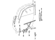 1993 Toyota Previa Window Crank Handles Diagram - 69260-14020-B0