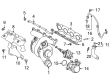 Toyota Turbocharger Diagram - 17201-WAA02