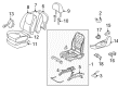 2006 Toyota RAV4 Seat Cover Diagram - 71073-42100-B1