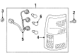 1997 Toyota T100 Tail Light Diagram - 81551-34010