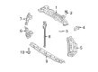 Scion Radiator Support Diagram - 53028-52070