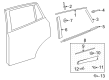 2021 Toyota Venza Door Moldings Diagram - 75730-48110