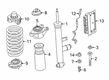 2021 Toyota GR Supra Coil Springs Diagram - 48231-WAA03