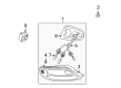 2002 Toyota Solara Light Socket Diagram - 81555-AA070