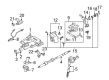 2005 Toyota Sequoia Steering Shaft Diagram - 45290-34030