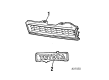 Toyota Starlet Emblem Diagram - 75321-19538