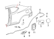 Scion tC Fuel Door Release Cable Diagram - 77035-21060