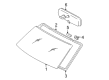 Toyota Sequoia Windshield Diagram - 56101-0C030