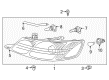 Toyota Avalon Headlight Diagram - 81170-AC040