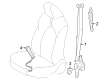 Toyota Crown Seat Belt Diagram - 73220-76181-A4