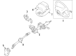 2013 Toyota Camry Steering Column Cover Diagram - 45287-06220-C0