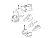 1996 Toyota T100 Engine Mount Diagram - 12315-65040