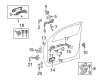 2015 Toyota Sequoia Window Motor Diagram - 85710-0C101