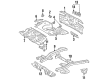 1986 Toyota Celica License Plate Diagram - 75082-20130