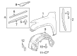 Toyota Sequoia Wheelhouse Diagram - 53875-0C110