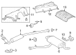 Toyota Grand Highlander Exhaust Hanger Diagram - 17572-F0100