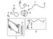 2009 Toyota Camry A/C Hose Diagram - 88710-06280