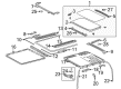 1997 Toyota RAV4 Sunroof Cable Diagram - 63223-22030