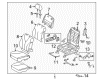 2011 Toyota Camry Seat Cover Diagram - 71071-06840-B1