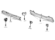 1990 Toyota Land Cruiser License Plate Diagram - 75101-60011