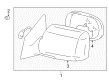 2002 Toyota Prius Mirror Cover Diagram - 87945-12010-A1