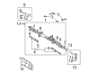 2004 Toyota Camry Rack And Pinion Diagram - 44200-33322