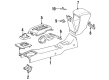 1992 Toyota MR2 Center Console Latch Diagram - 58908-17010-22