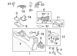 Toyota Corolla Center Console Base Diagram - 58910-02340-B0