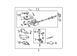 Toyota Tacoma Brake Booster Vacuum Hose Diagram - 44571-60010