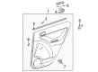 2007 Toyota Matrix Weather Strip Diagram - 68174-01020