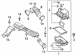 2022 Toyota C-HR Air Filter Box Diagram - 17705-0T260