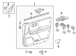 2018 Toyota Tacoma Car Mirror Diagram - 87910-04220