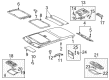 Toyota RAV4 Dome Light Diagram - 81240-12060-P0