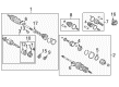 Toyota Celica CV Joint Diagram - 43040-20070