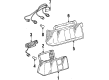 1984 Toyota Corolla Light Socket Diagram - 81555-1A240