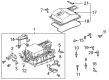 2009 Toyota Corolla Relay Diagram - 81980-02050