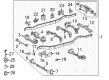 2011 Toyota Sequoia Front Cross-Member Diagram - 51201-0C030