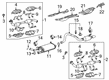 2018 Toyota Land Cruiser Catalytic Converter Diagram - 17410-38310