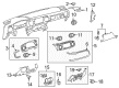 2021 Toyota Tacoma Glove Box Diagram - 55045-04050-C0