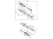 Toyota Prius C CV Boot Diagram - 04427-47052