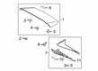 2021 Toyota RAV4 Prime Spoiler Diagram - 76085-42908