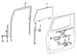 2008 Toyota Tundra Window Run Diagram - 68142-0C040