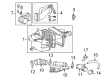 1997 Toyota T100 Air Intake Coupling Diagram - 12261-62050