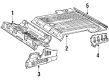 1985 Toyota 4Runner Floor Pan Diagram - 58211-89106